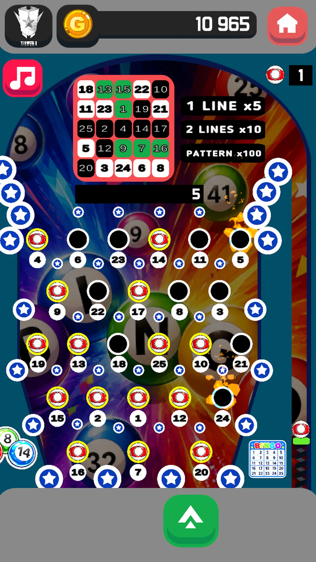 Pinball 6 Ball Bingo Machine screenshot